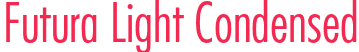 Futura Light Condensed